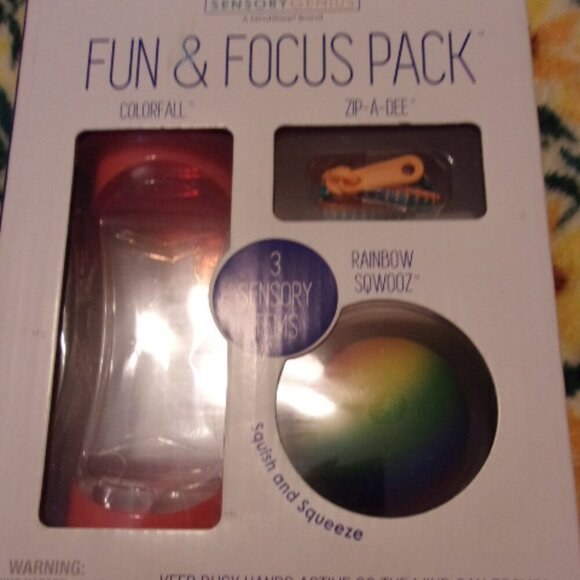 Sensory Genius Fun & Focus Pack New in box - Picture 3 of 4